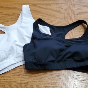 Tek Gear Black and White Sports Bras Set Of 2